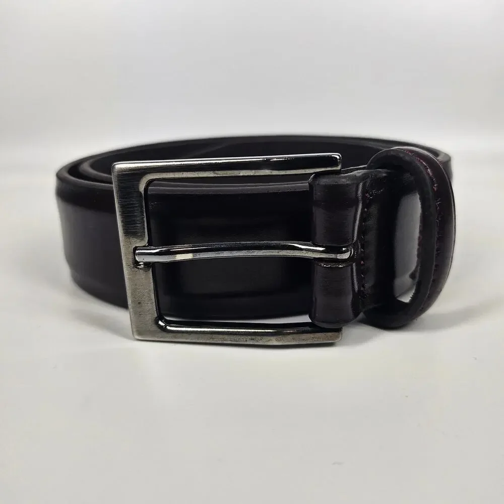 FLORSHEIM GENUINE LEATHER BELT – DARK BROWN – 37